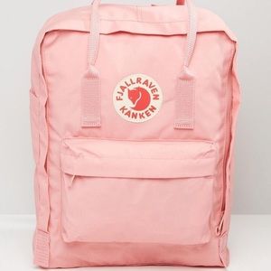 Pink Fjallraven Kanken original backpack